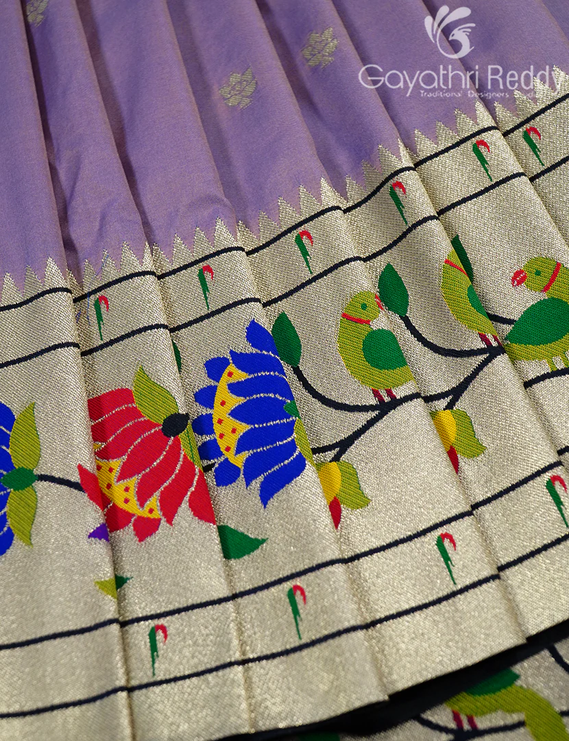 SEMI PAITHANI SAREE-SPS102 - Image 4