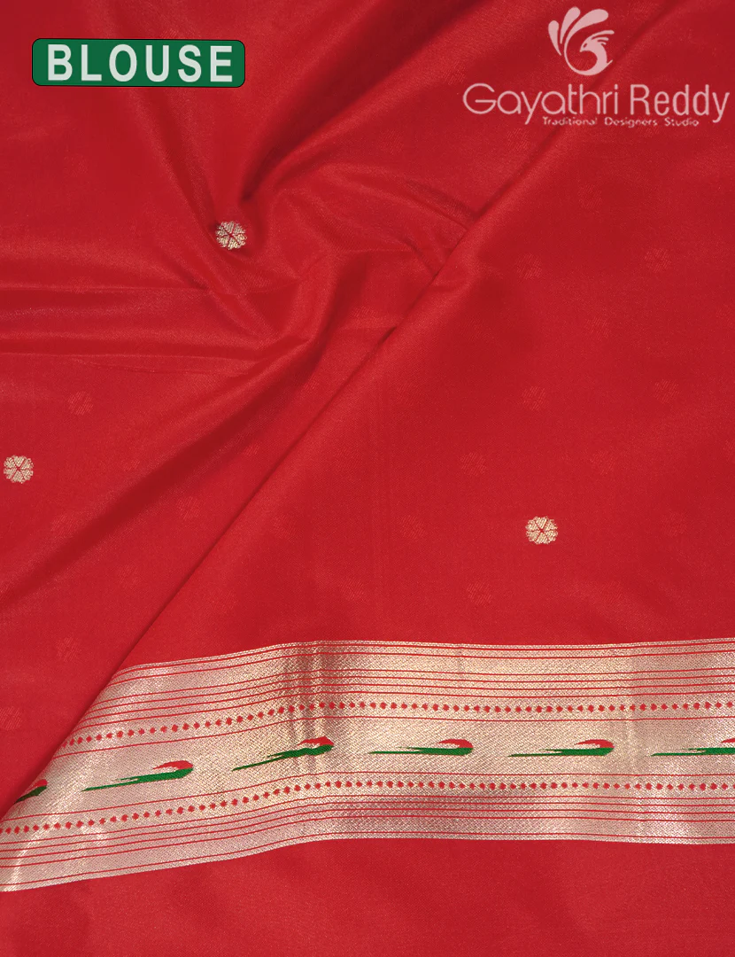 SEMI PAITHANI SAREE-SPS103 - Image 3