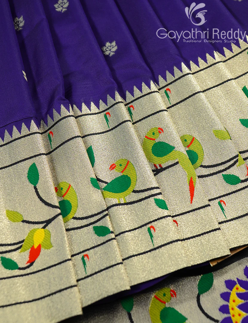 SEMI PAITHANI SAREE-SPS104 - Image 4