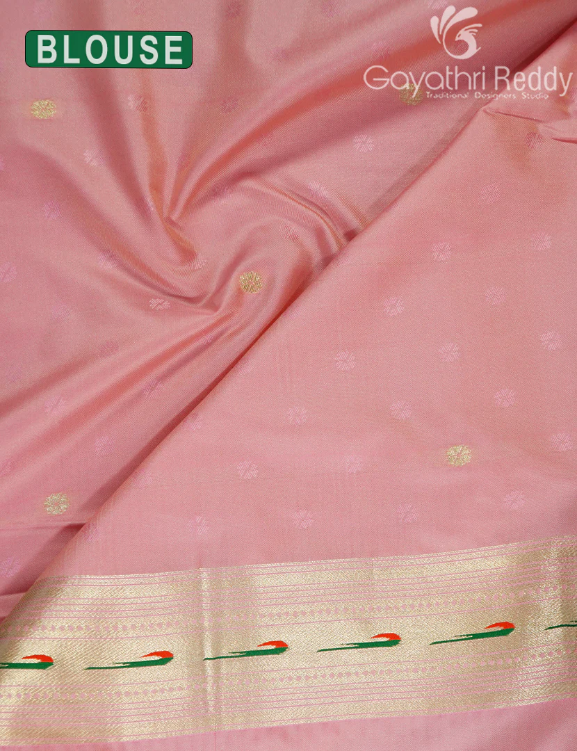 SEMI PAITHANI SAREE-SPS105 - Image 3