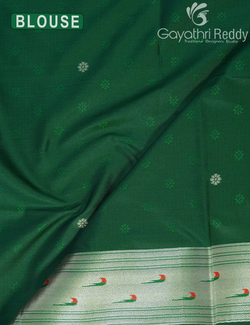 SEMI PAITHANI SAREE-SPS18 - Image 3