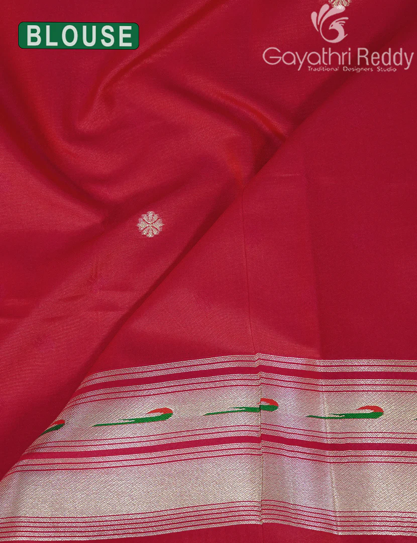 SEMI PAITHANI SAREE-SPS28 - Image 3