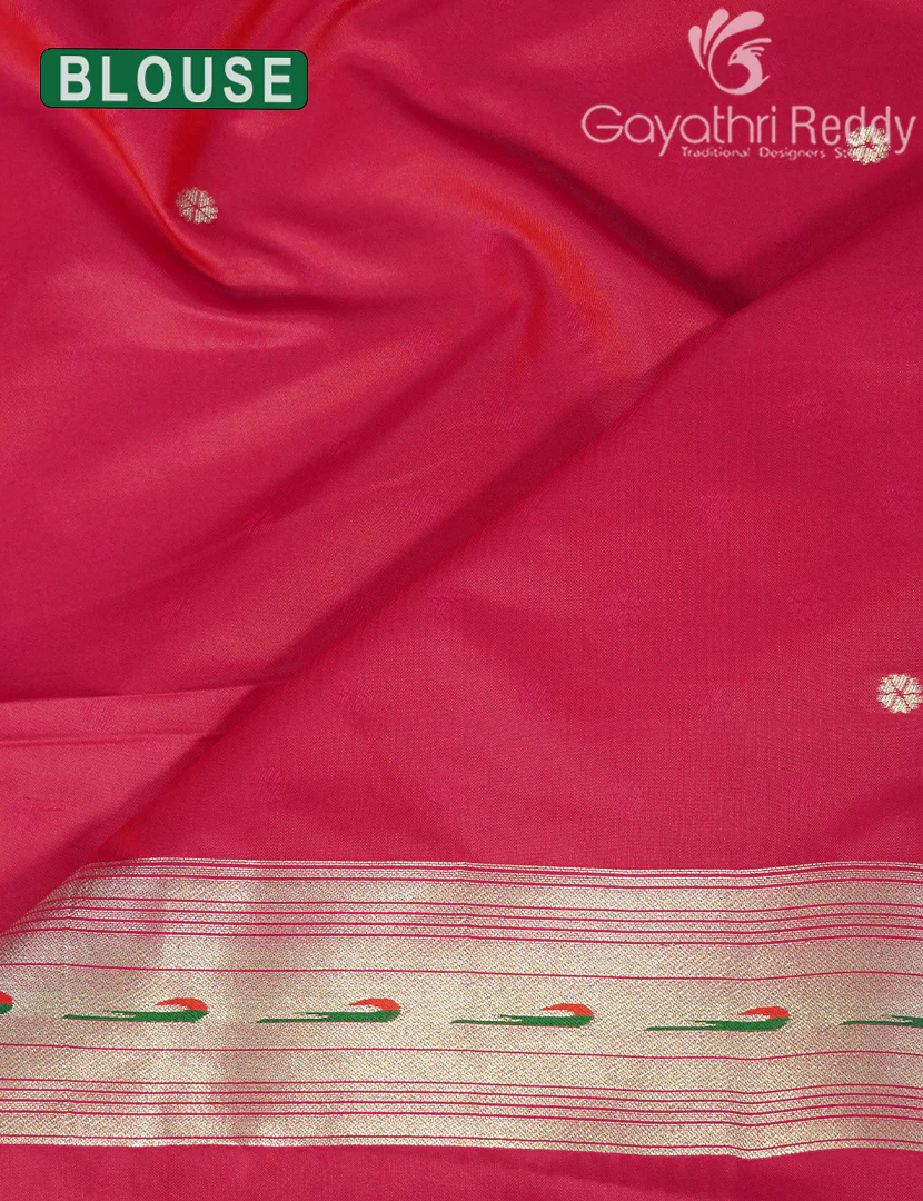 SEMI PAITHANI SAREE-SPS37 - Image 3