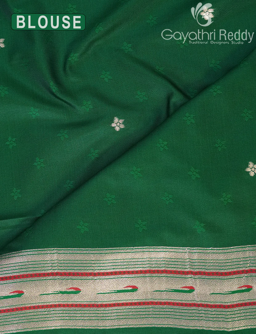 SEMI PAITHANI SAREE-SPS40 - Image 3