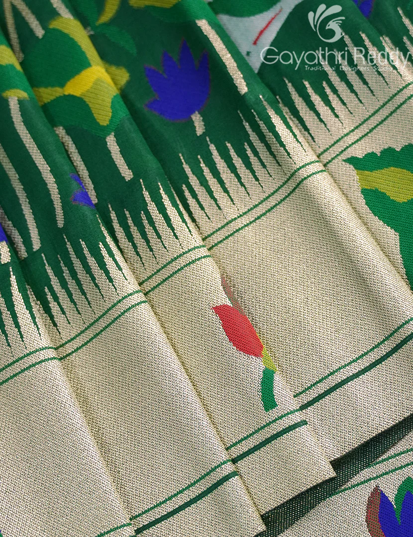 SEMI PAITHANI SAREE-SPS40 - Image 4