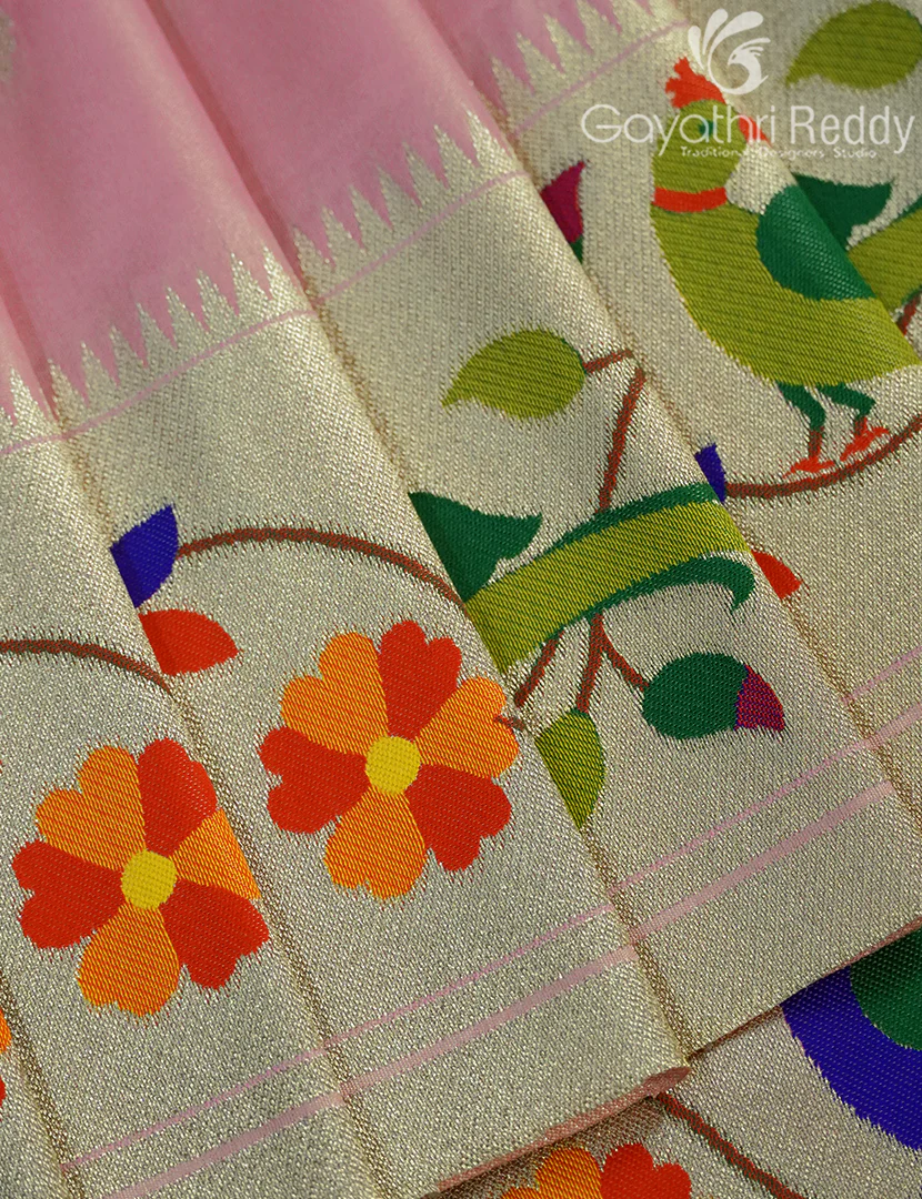 SEMI PAITHANI SAREE-SPS54 - Image 4