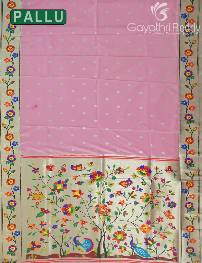 SEMI PAITHANI SAREE-SPS60 - Image 2