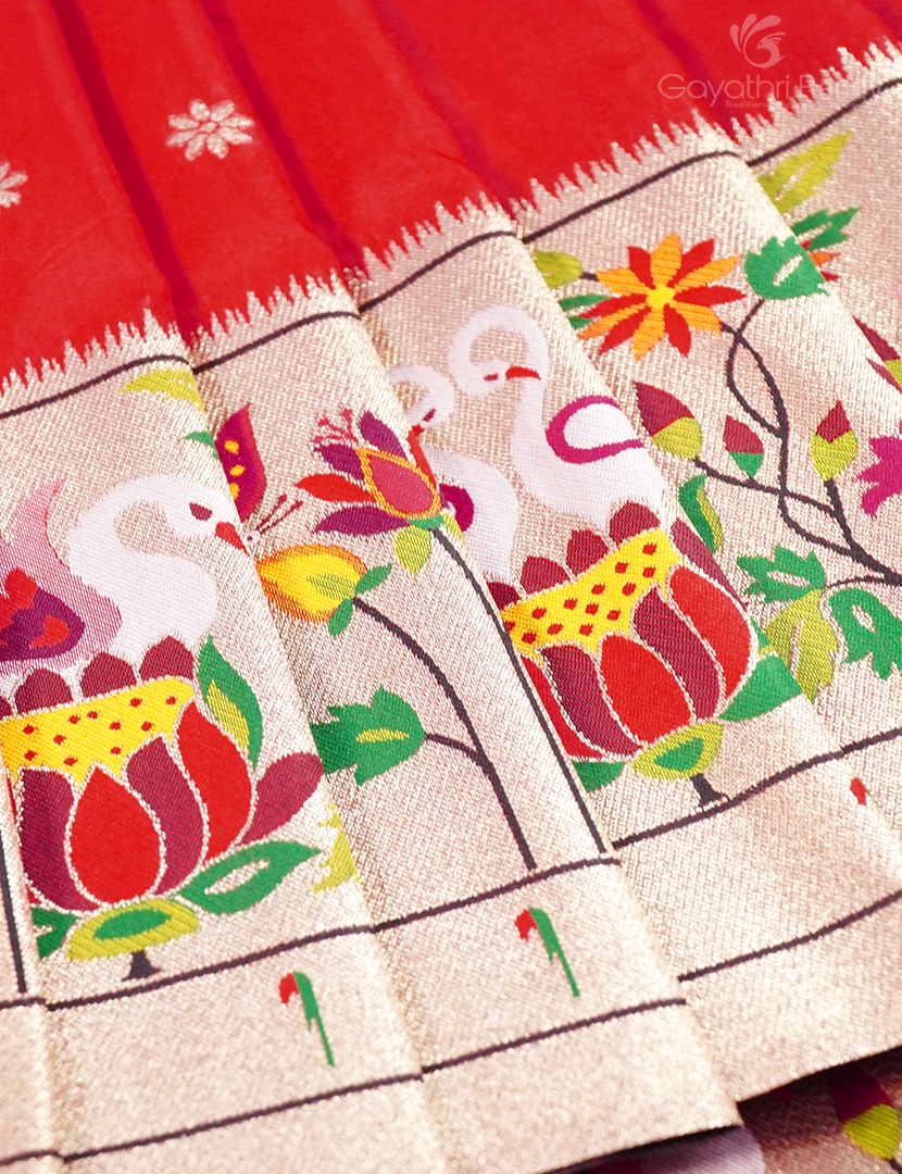 SEMI PAITHANI SAREE-SPS66 - Image 4