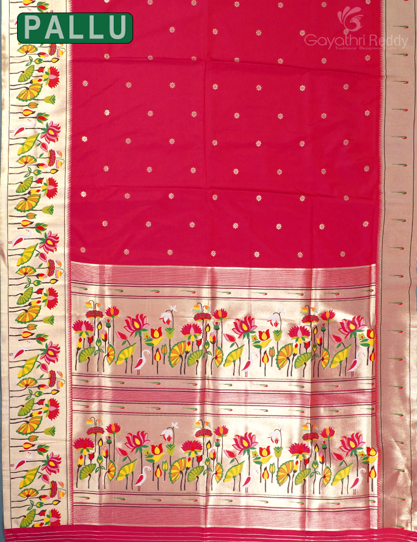 SEMI PAITHANI SAREE-SPS77 - Image 2