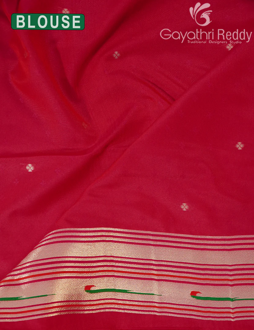 SEMI PAITHANI SAREE-SPS90 - Image 3