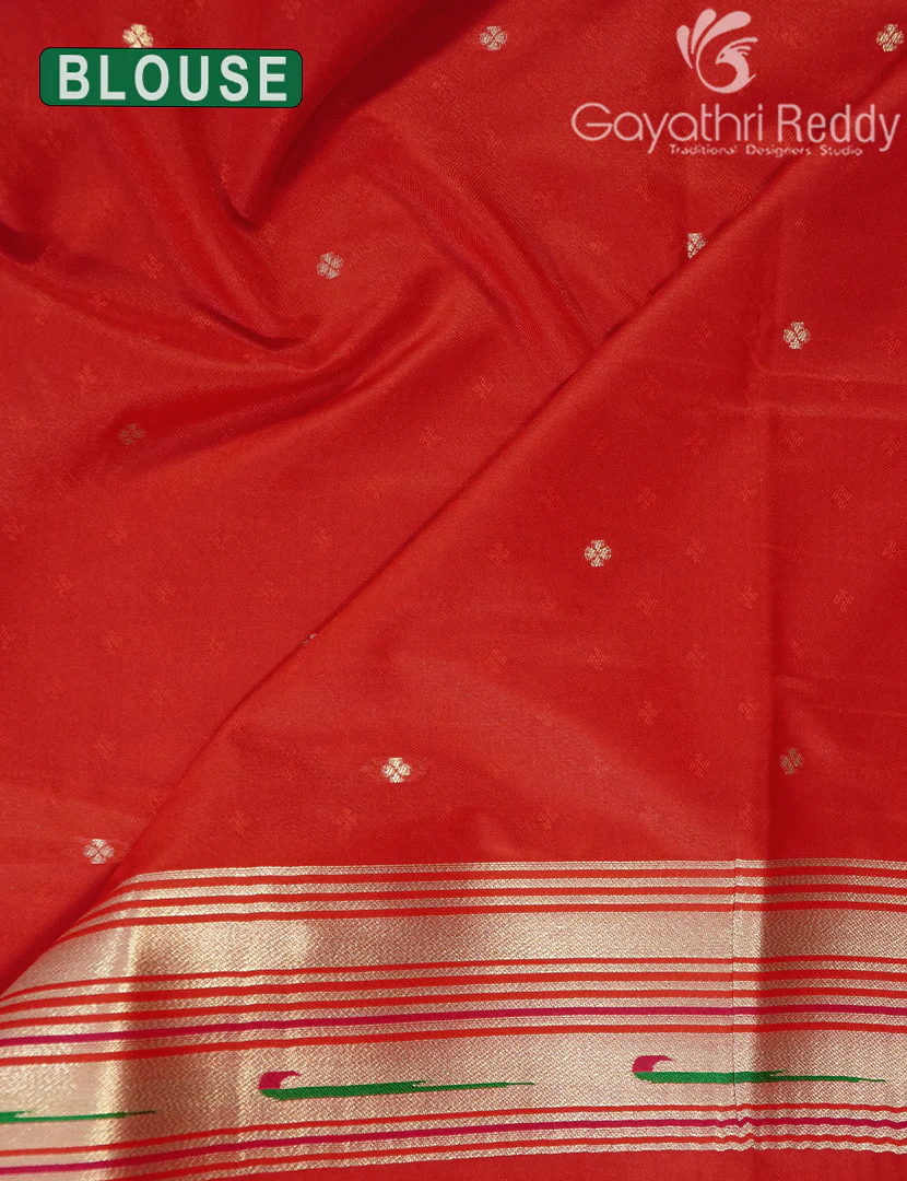 SEMI PAITHANI SAREE-SPS93 - Image 3