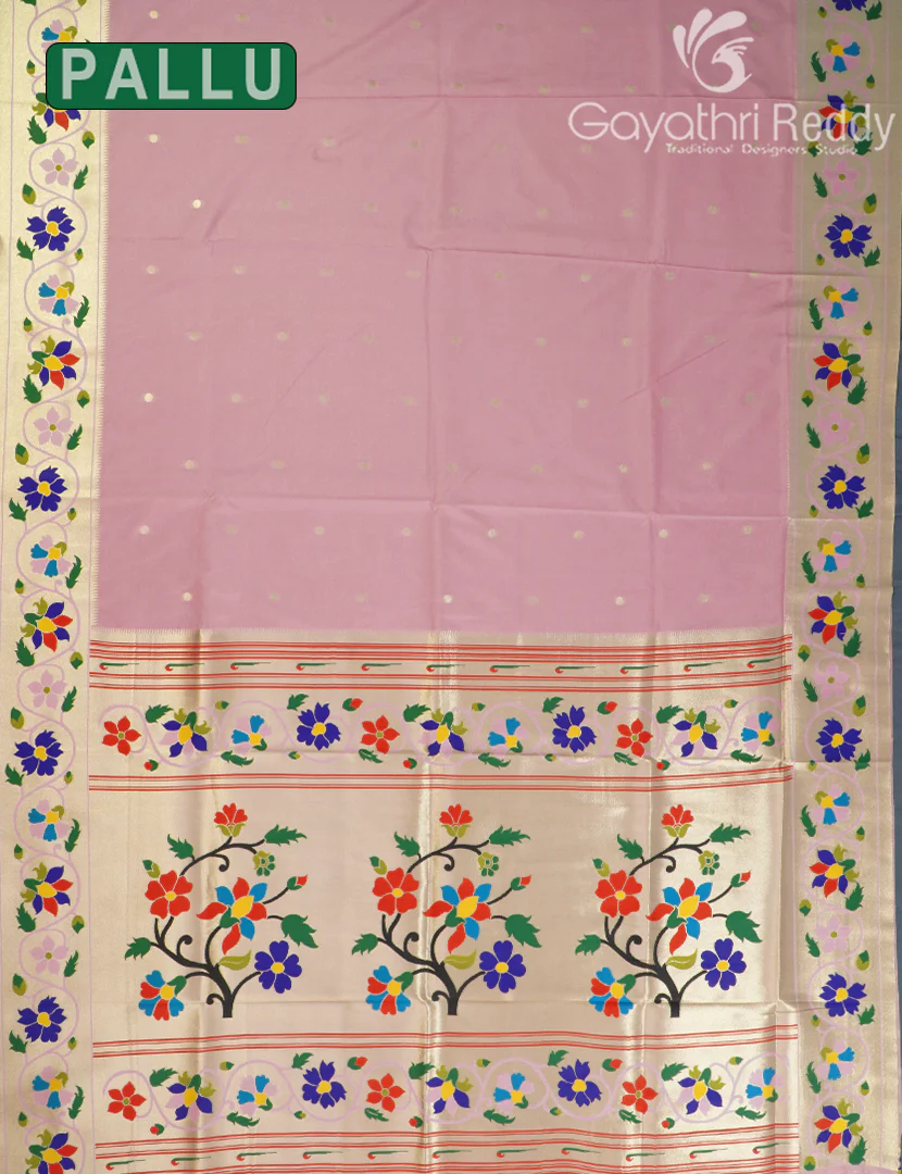 SEMI PAITHANI SAREE-SPS99 - Image 2