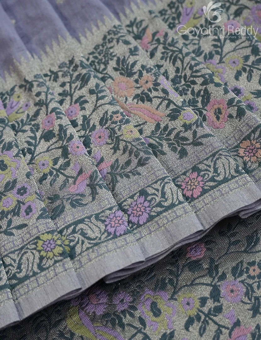 SEMI TUSSAR KADDI SAREE-STK11 - Image 4