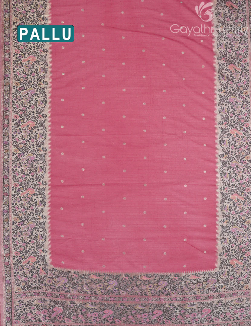 SEMI TUSSAR KADDI SAREE-STK5 - Image 2