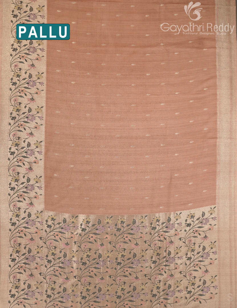 SEMI TUSSAR KADDI SAREE-STK9 - Image 2