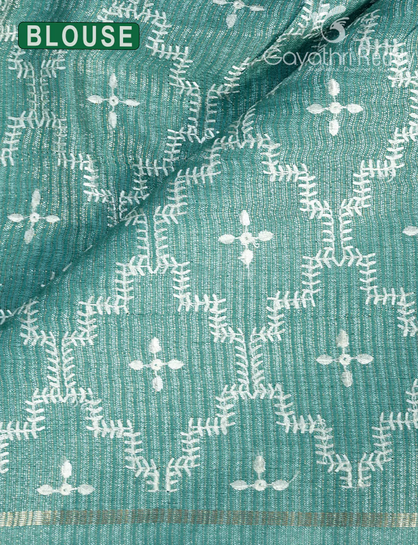 SEMI TUSSAR SAREE -ST1041 - Image 3