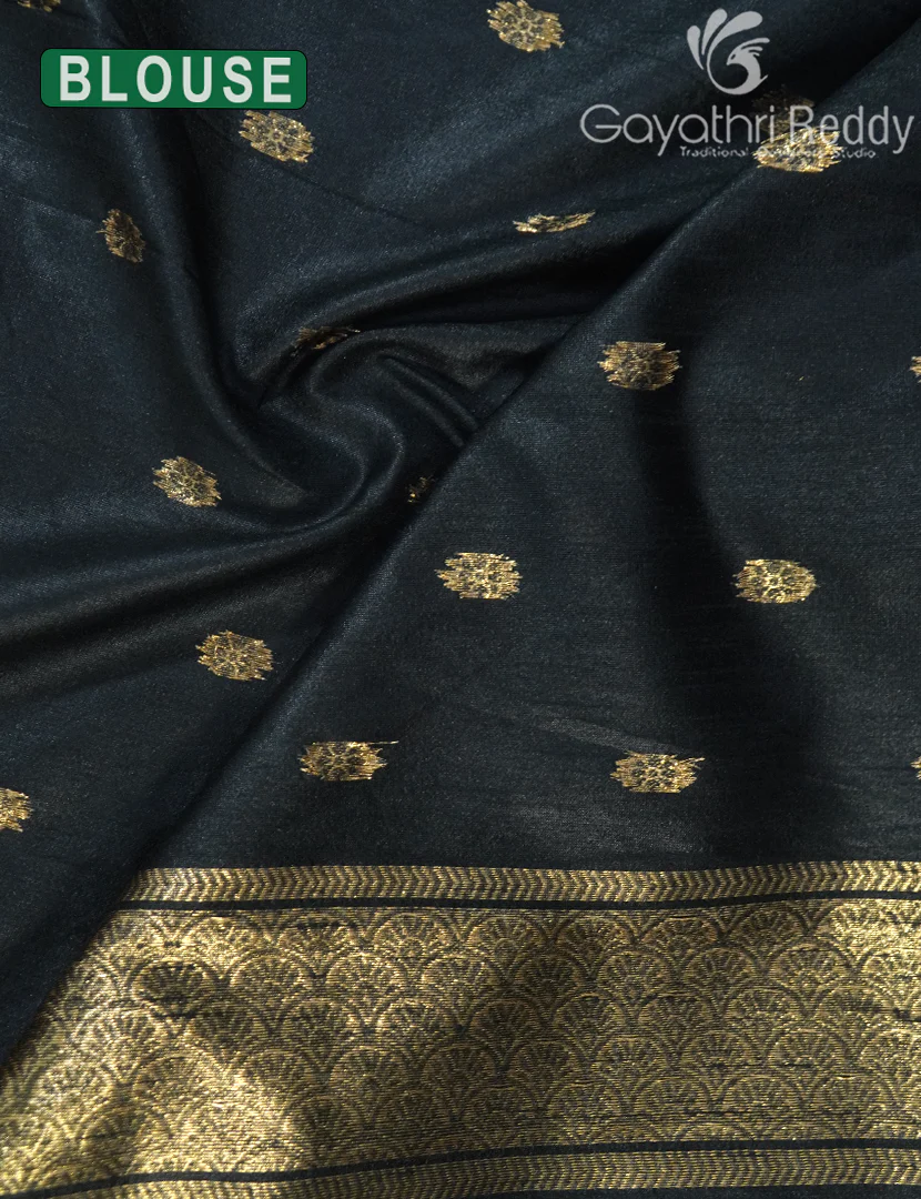 SEMI TUSSAR SAREE-ST1069 - Image 4