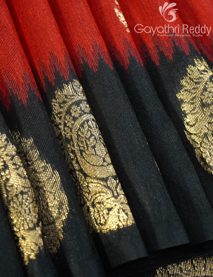 SEMI TUSSAR SAREE-ST1069 - Image 5