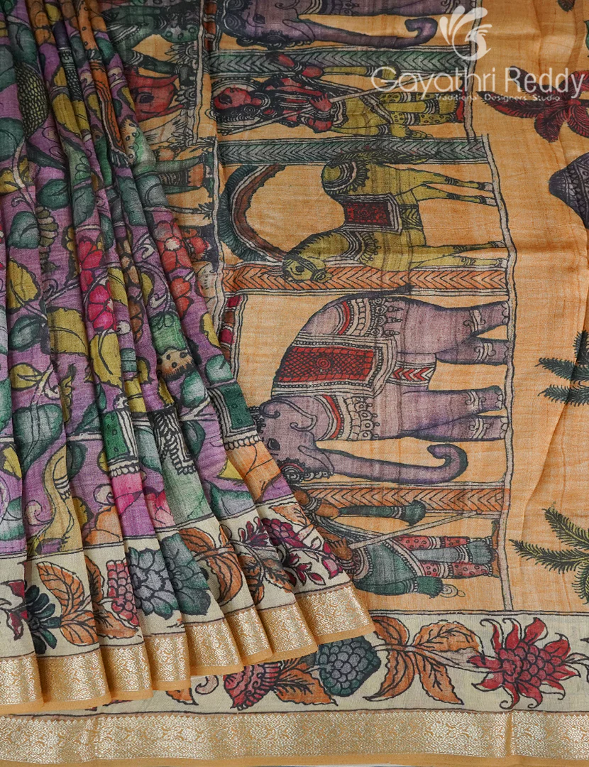 SEMI TUSSAR SAREE-ST1097