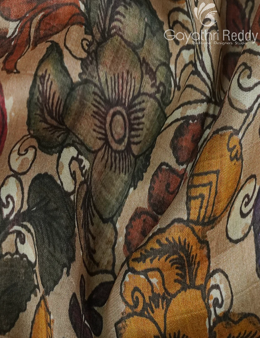 SEMI TUSSAR SAREE-ST1099 - Image 5