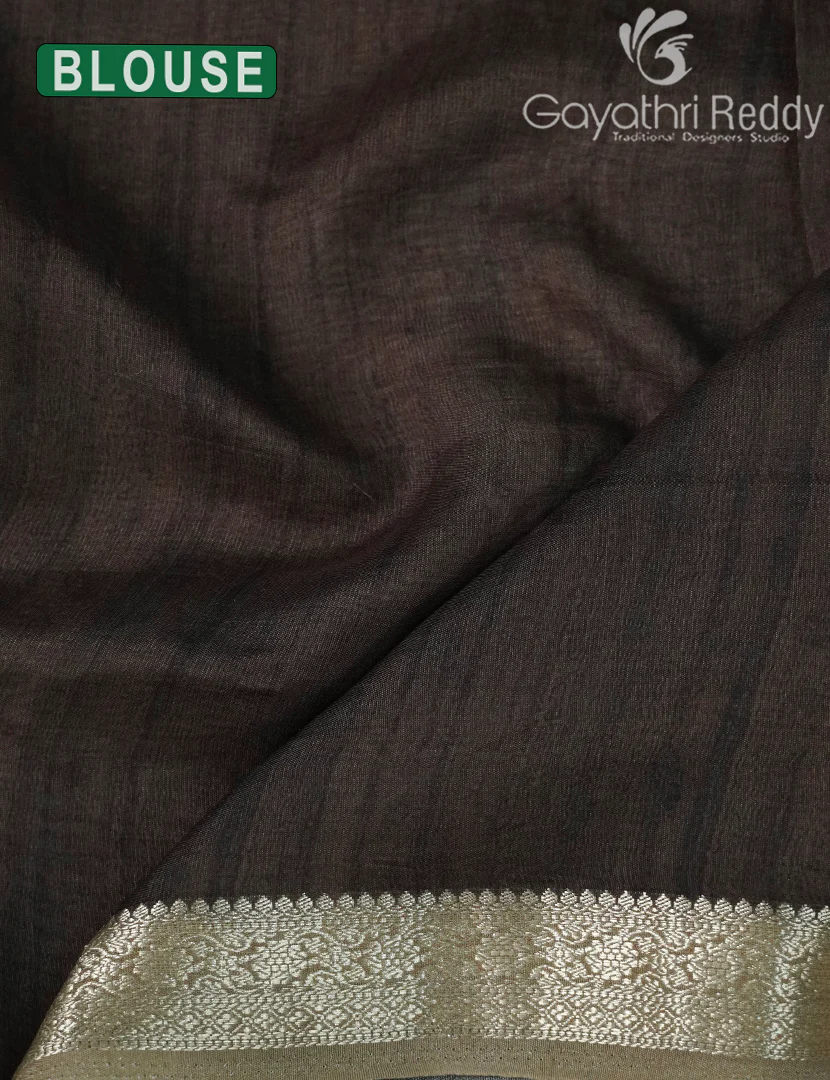 SEMI TUSSAR SAREE-ST1101 - Image 3