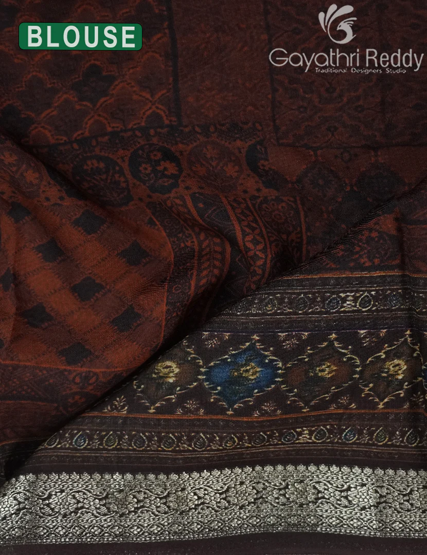 SEMI TUSSAR SAREE-ST1105 - Image 3