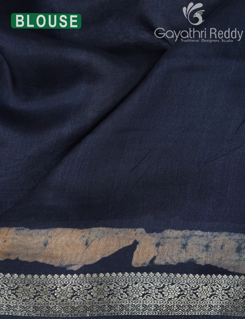 SEMI TUSSAR SAREE-ST1110 - Image 3