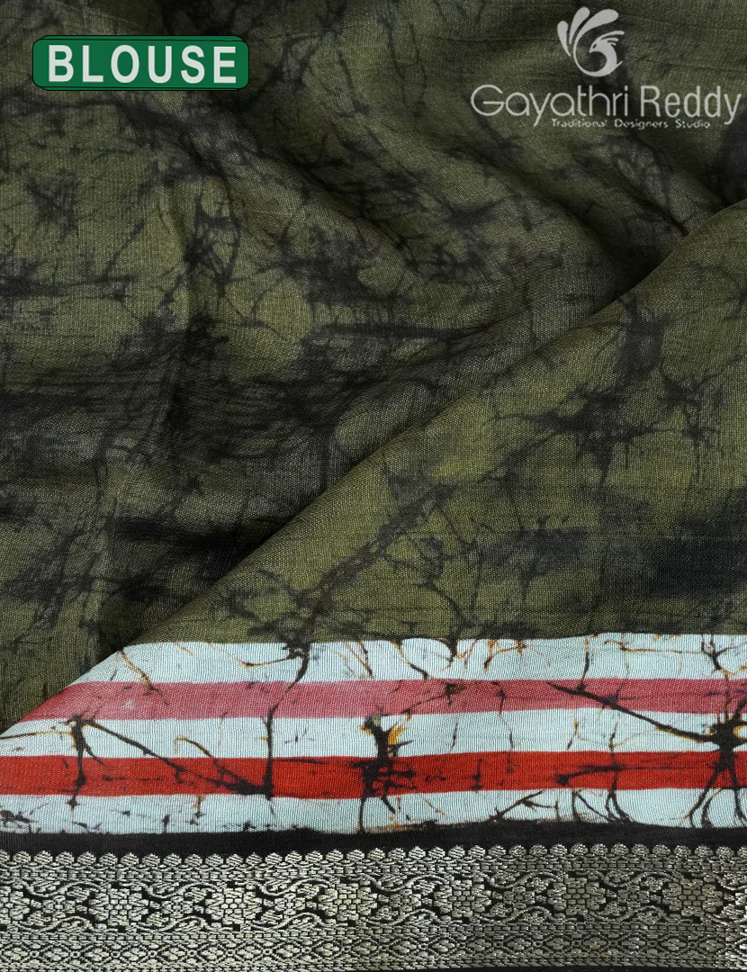 SEMI TUSSAR SAREE-ST1112 - Image 3