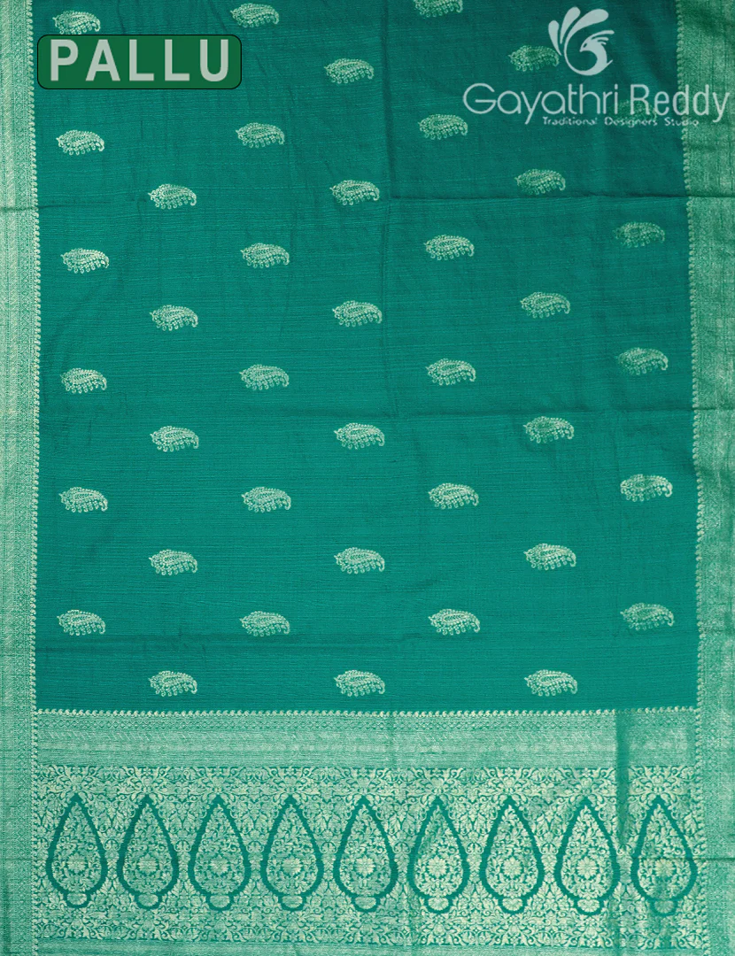 SEMI TUSSAR SAREE-ST1135 - Image 3