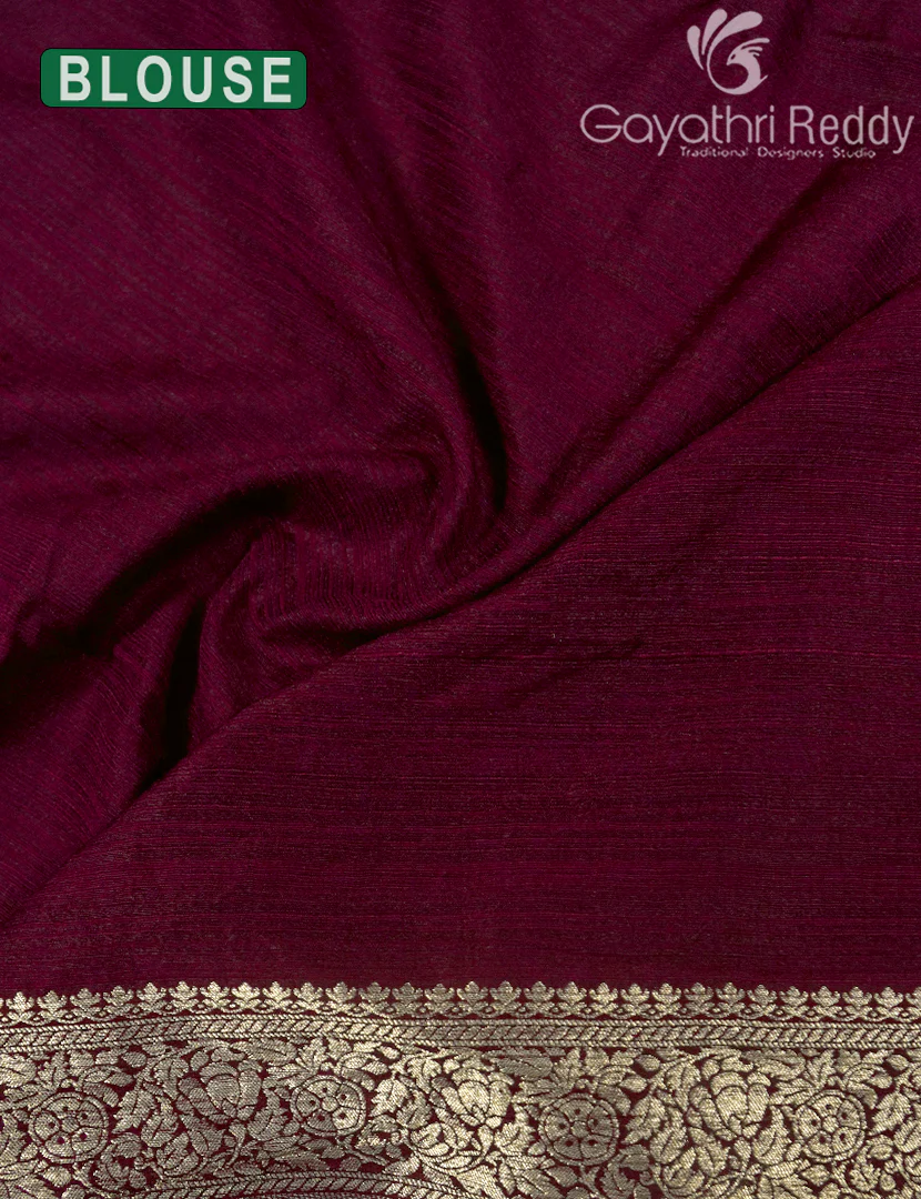 SEMI TUSSAR SAREE-ST1145 - Image 4