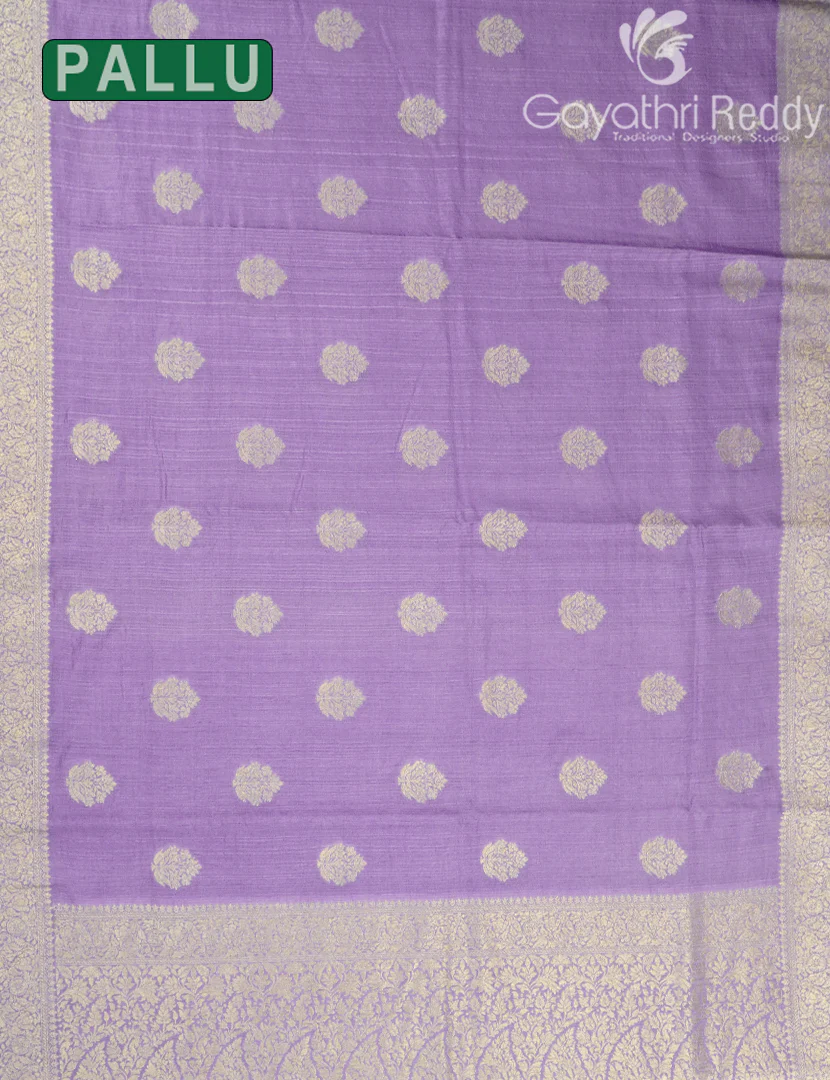 SEMI TUSSAR SAREE-ST1146 - Image 3