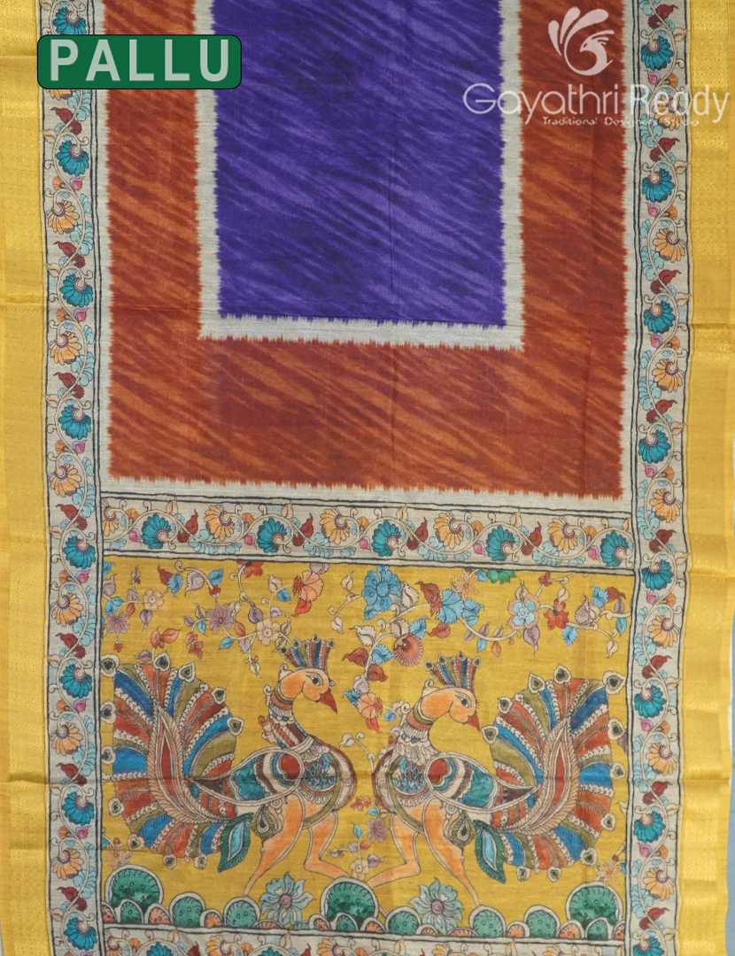SEMI TUSSAR SAREE-ST1165 - Image 2