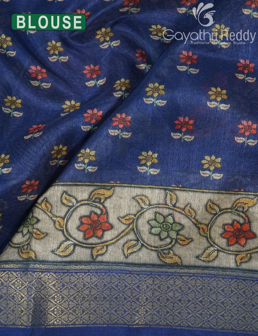 SEMI TUSSAR SAREE-ST1168 - Image 3