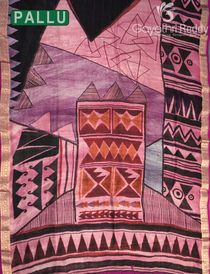 SEMI TUSSAR SILK-ST1054 - Image 2