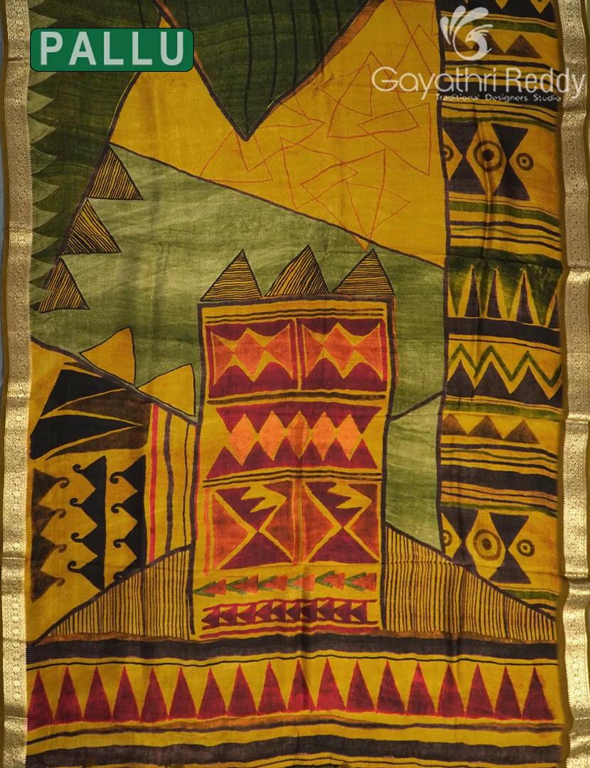 SEMI TUSSAR SILK-ST1057 - Image 2